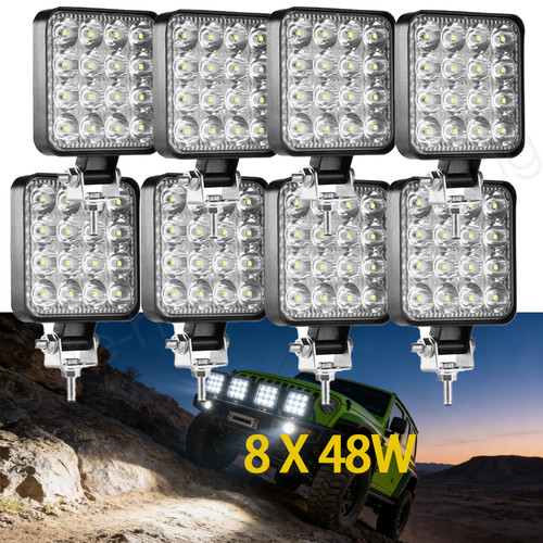 Faro lavoro led - 8x, 12v/24v