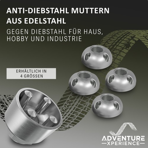 Dadi antifurto viti v2a - dadi,